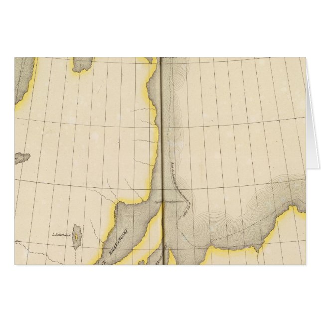 Cartão Rússia asiática, Ásia 3 (Frente Horizontal)