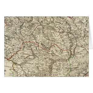 Cartão Rússia, China, Ásia