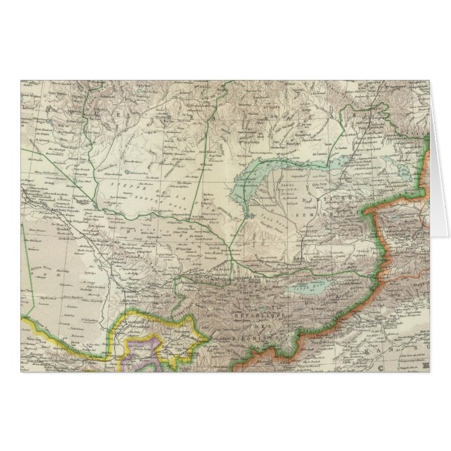 Cartão Rússia, China, Ásia 2 (Frente Horizontal)