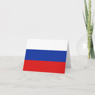 Cartão Russia Flag Notecard