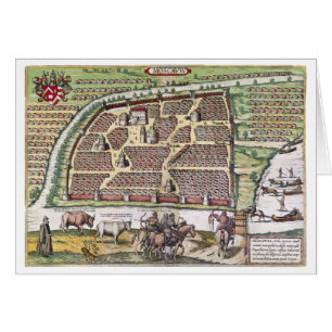 CARTÃO RÚSSIA: MOSCOVO, 1591