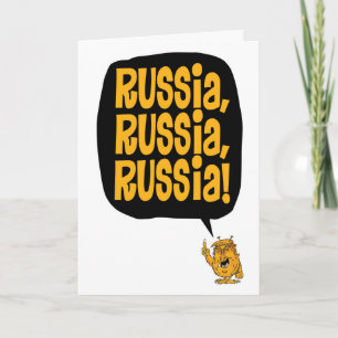 Cartão Rússia, Rússia, Rússia!!