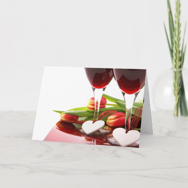 Cartão Russo - Eu amo você (Frente)