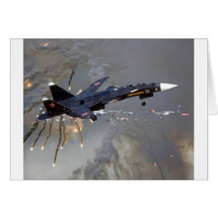 CARTÃO RUSSO SUKHOI SU-27 "FLANKER "