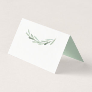 Cartão Russo Verde de Mesa