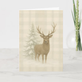 Cartão Rustic Christmas Card