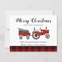 Rustic Felry Christmas Farmhouse Family Name