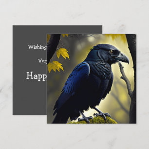 Cartão Rustic Raven - Natures Guardian