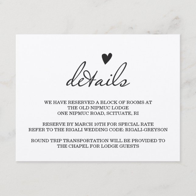 Cartão RUSTIC WEDDING (Frente)