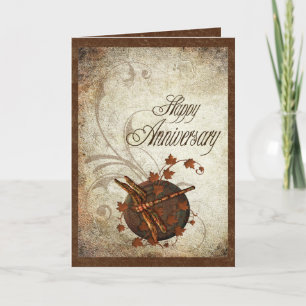 Cartão Rusty Dragonfly Anniversary