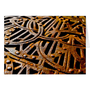 Cartão Rusty Grate