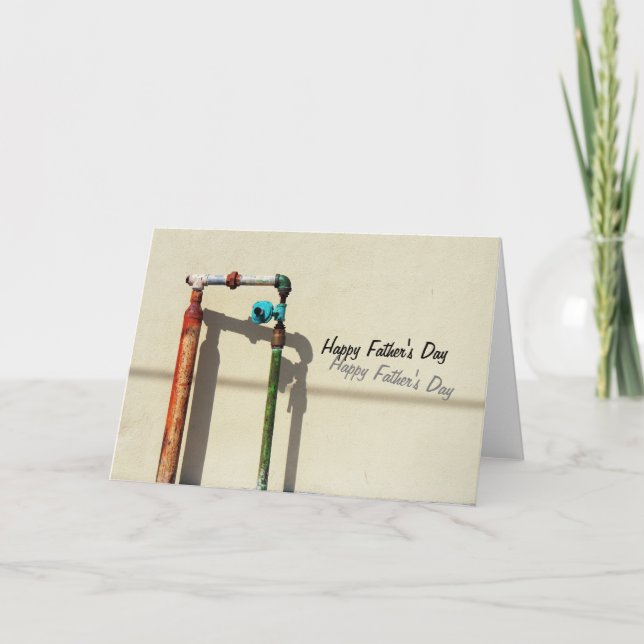 Cartão Rusty Pipes (Frente)