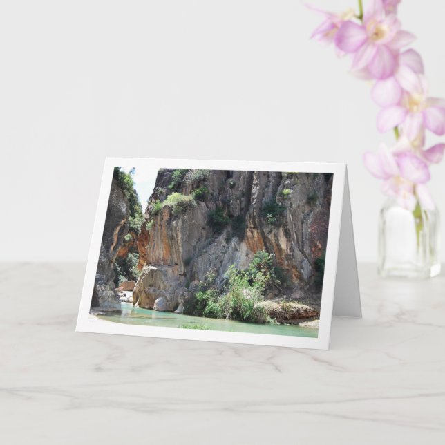 Cartão Ruta del Agua in Chelva, Valência, Espanha (Orquídea)