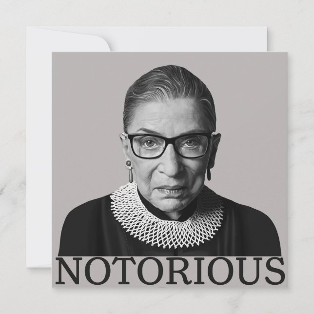 Cartão Ruth Bader Ginsburg (Frente)