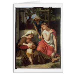 Cartão Ruth e Naomi, 1859 (óleo em canvas)