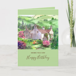 Cartão Rydal Monte, a casa de William Wordsworth