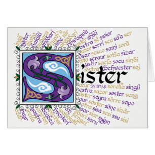 Cartão S é para a placa irmã