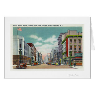 Cartão S Salina Street, da Fayette Street