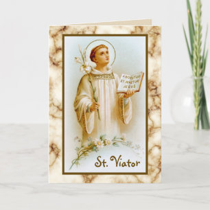 Cartão S. Viator o Catequista (BF 02) Em Branco