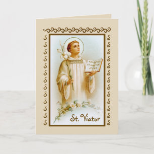 Cartão S. Viator o Catequista (BF 02) Em Branco