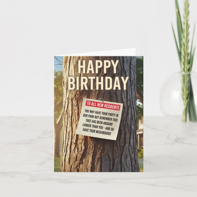 Cartão Sabedoria da Árvore de Vizinhança (Frente)