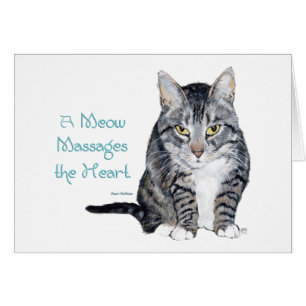 Cartão Sabedoria de Gato - Miados