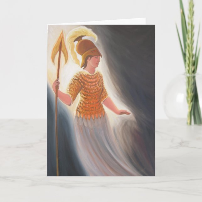 Cartão Sabedoria que confronta a escuridão (Frente)