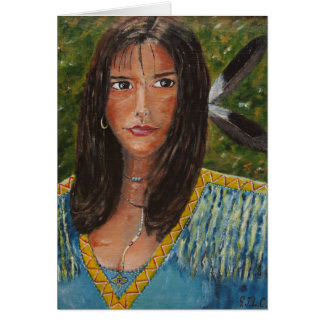 Cartão "Sacagawea "
