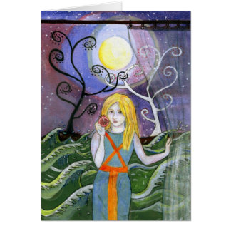 Cartão Sacerdotisa alta