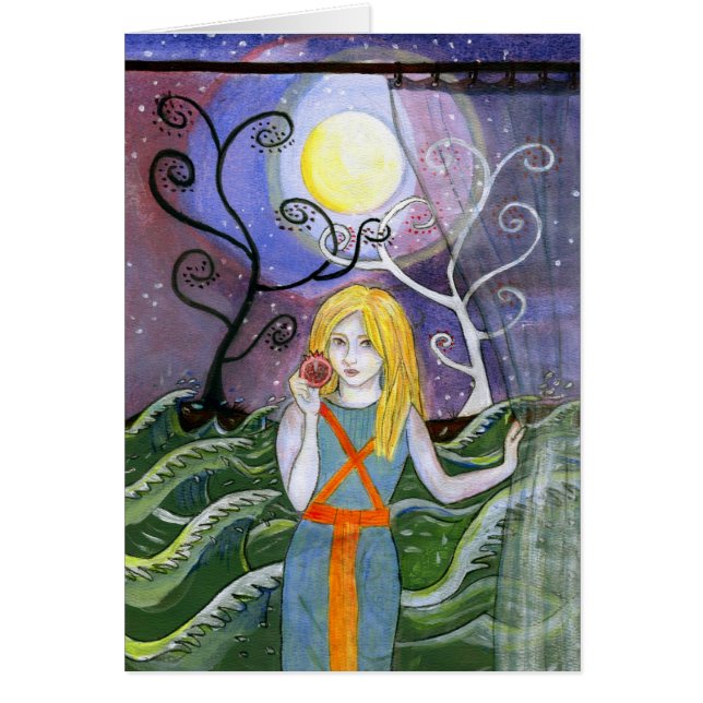 Cartão Sacerdotisa alta (Frente)