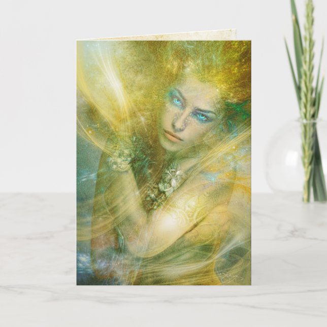 Cartão Sacerdotisa alta do vento (Frente)