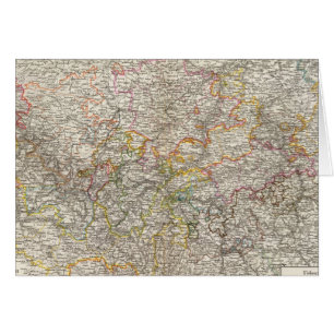 Cartão Sachsischen Lander