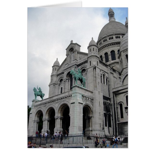 Cartão Sacre Cour, S Cyr (Frente)