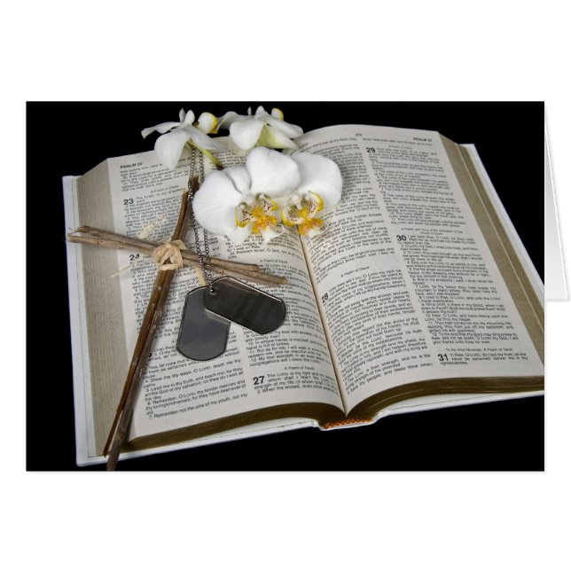 Cartão Sacrifício máximo (Frente horizontal)