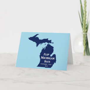 Cartão Sacudir Michigan Blue em 2024