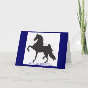 Cartão Saddlebred Greeting Card
