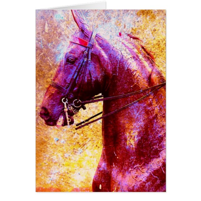 Cartão Saddleseat Grunge (Frente)