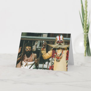 Cartão Sadhus in Nepal, postcard