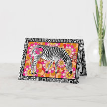 Safari Zebra com Coração e Amor Dia dos Namorados