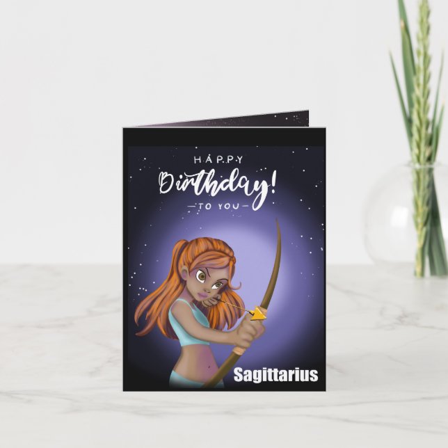 Cartão sagitário (Frente)