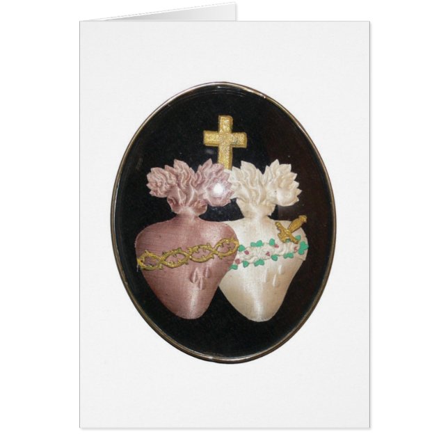 CARTÃO SAGRADOS E IMACULADOS CORAÇÕES (Frente)