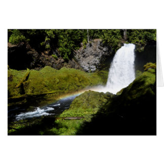 Cartão Sahalie Falls Rainbow