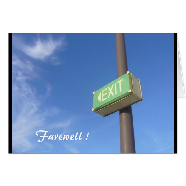 Cartão saída (Frente Horizontal)