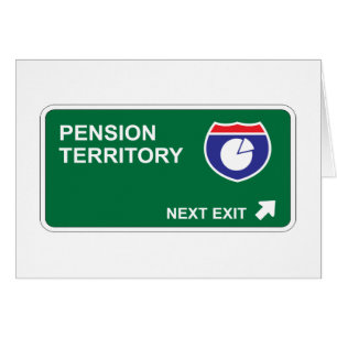 Cartão Saída seguinte da pensão