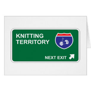 Cartão Saída seguinte de confecção de malhas