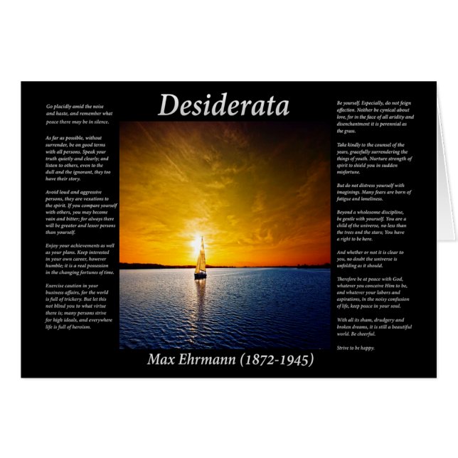 Cartão Sail Away (Frente Horizontal)