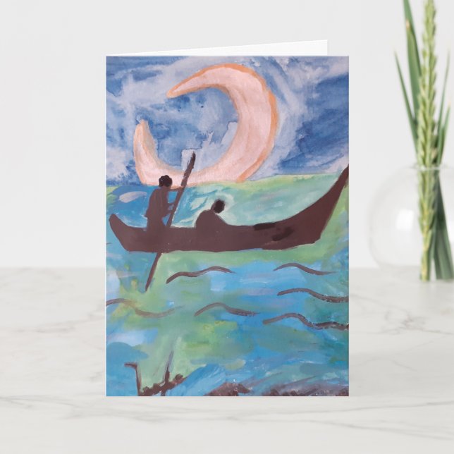 Cartão Sail By Moonlight (Frente)