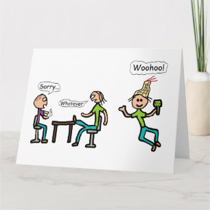 Cartão Saindo do Trabalho