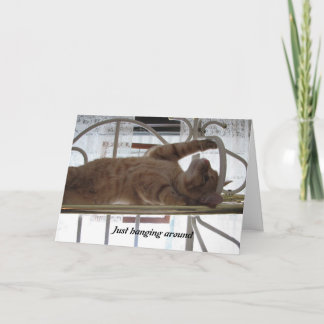 Cartão Saindo por aí