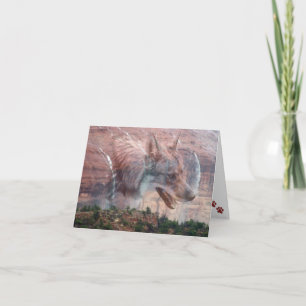 Cartão Saint Francis Quote Animal Notecard